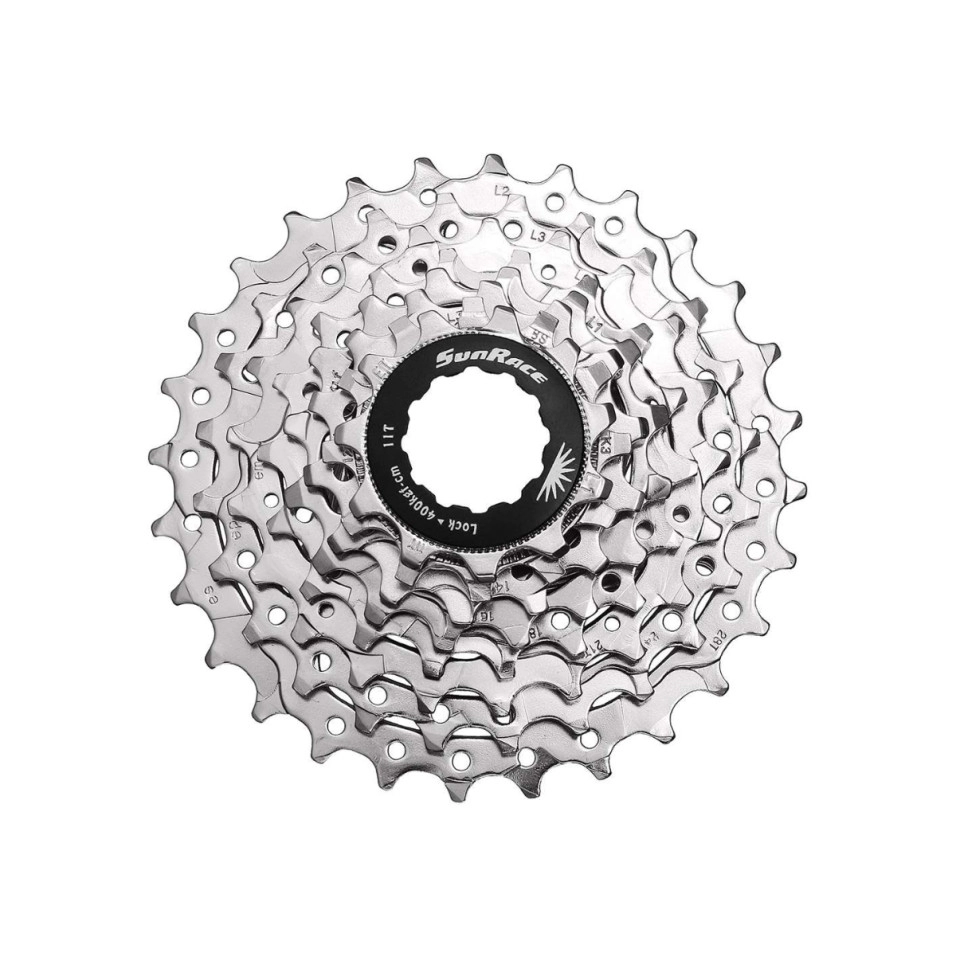 Casset Sunrace CSR86 9AS 8v 11-28 Nickel