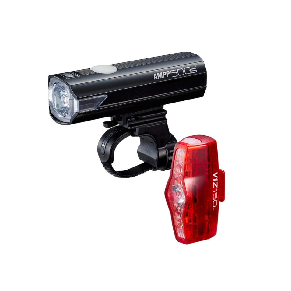 Cateye AMPP500 / VIZ150 Beleuchtungsset (USB-C)
