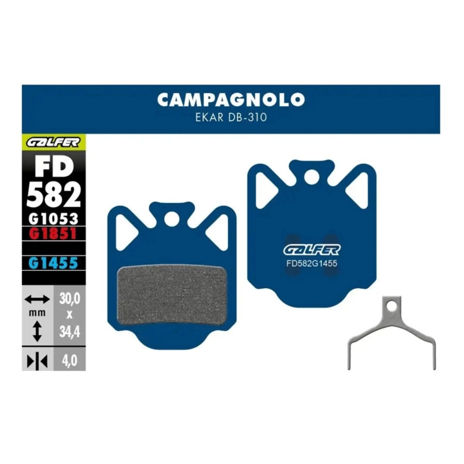 Galfer 582 Road / Campagnolo Ekar DB-310 Bremsbeläge