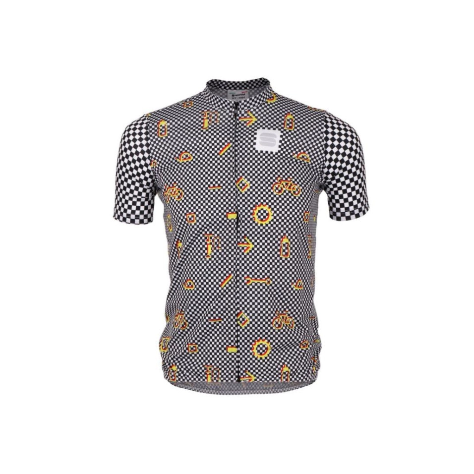 Sportful Checkmate Kinder-Trikot Kurzarm