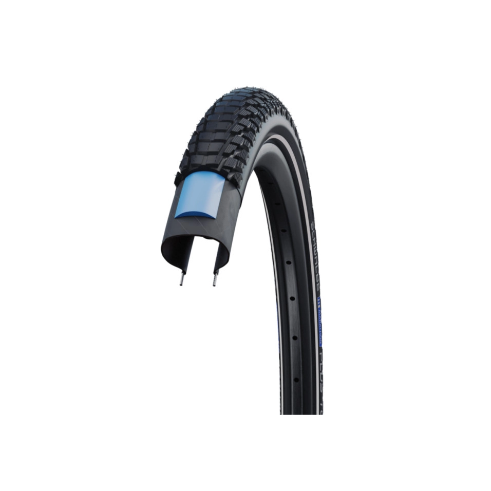 Pneu Schwalbe Marathon Plus Tour 28 Smartguard Addix Vert