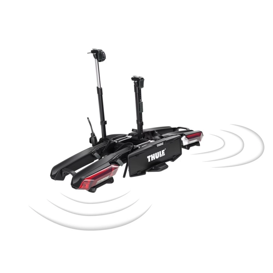 Thule Epos Parksecure Ball Fahrradträger für 2 Fahrräder, 13 Pins