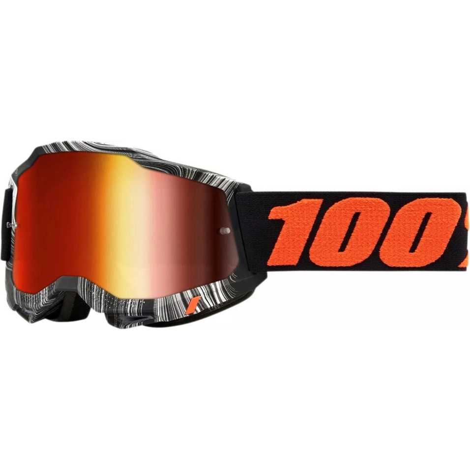 100% Accuri 2 Geospace Maske - Mirror Red
