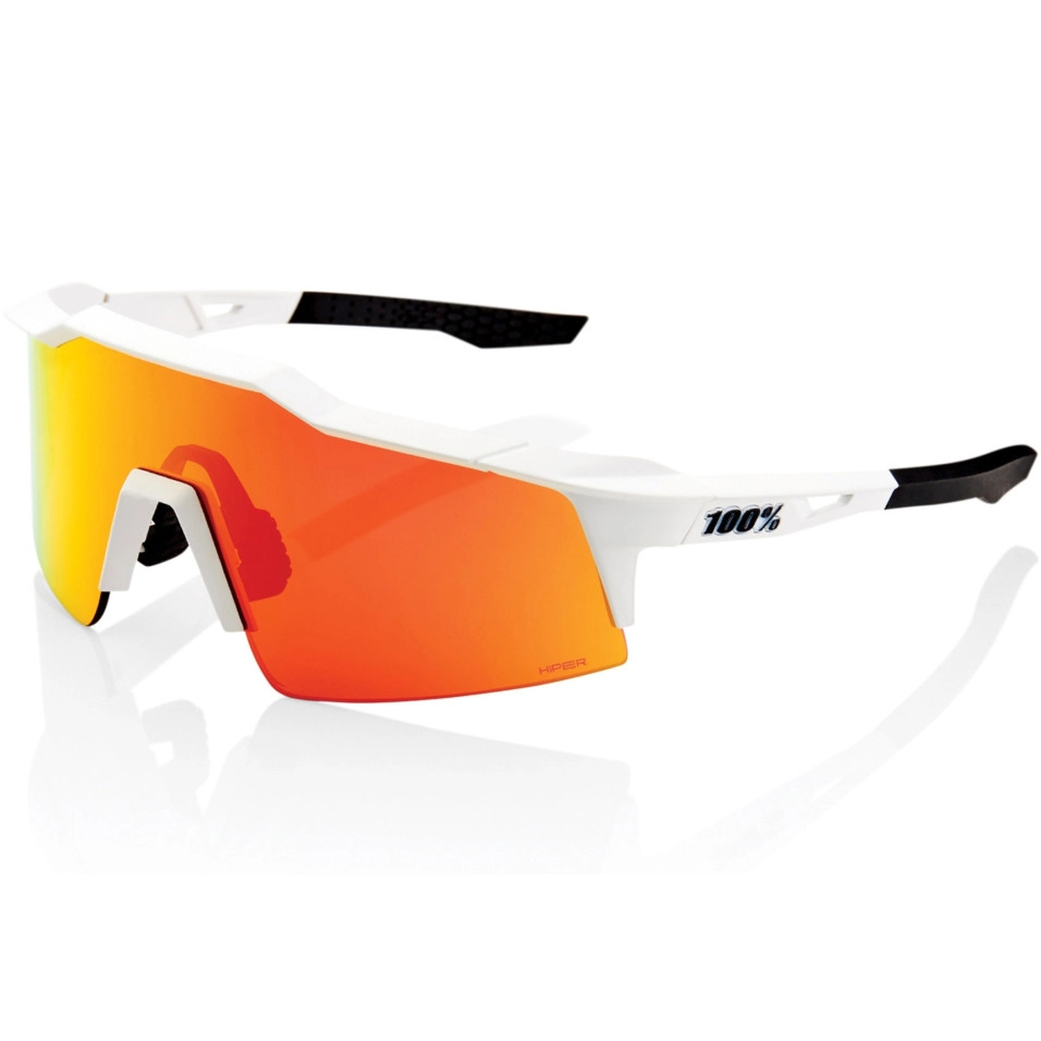 100% Speedcraft SL Mirror Brillen - Mattweiß Hiper