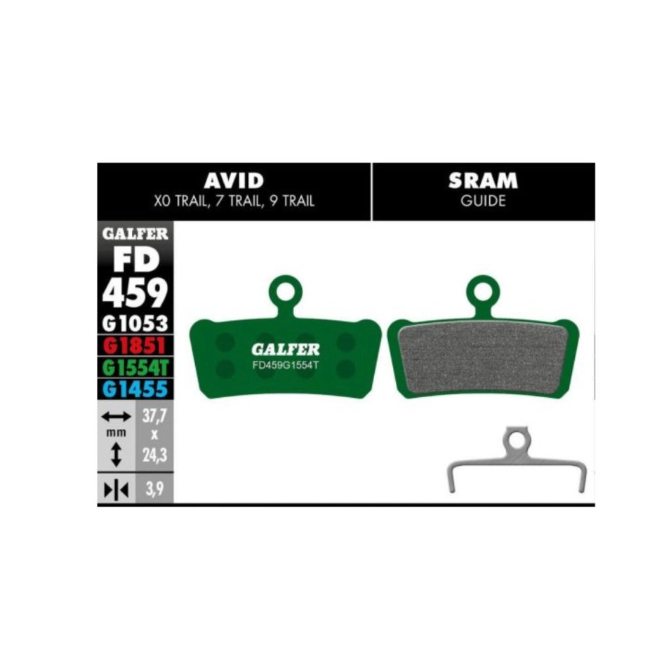 Pastilles Fre Galfer team Pad Sram Guide / Avid Xo Trail