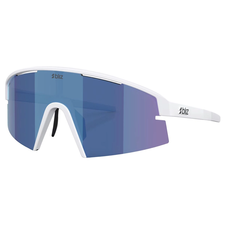 Occhiali Bliz P006 Bianco opaco/Fumo con blu