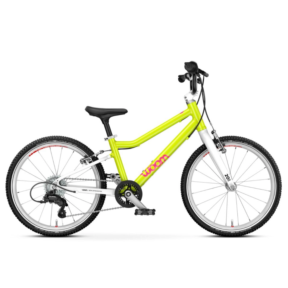 Woom GO 4 Neon Lime Edition 2026 Fahrrad