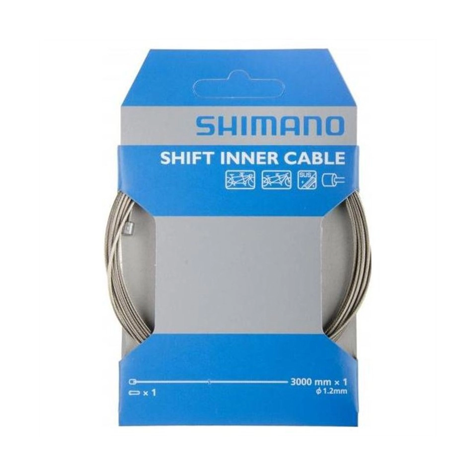 Câble de changement de vitesse Shimano RVS 1.2X3000mm