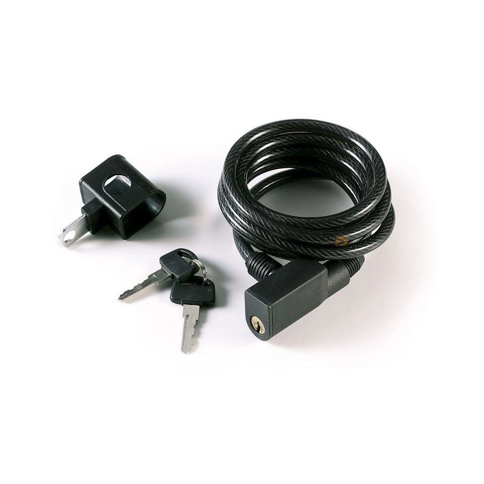 Candado Gurpil a spirale 6mm-100cm con supporto