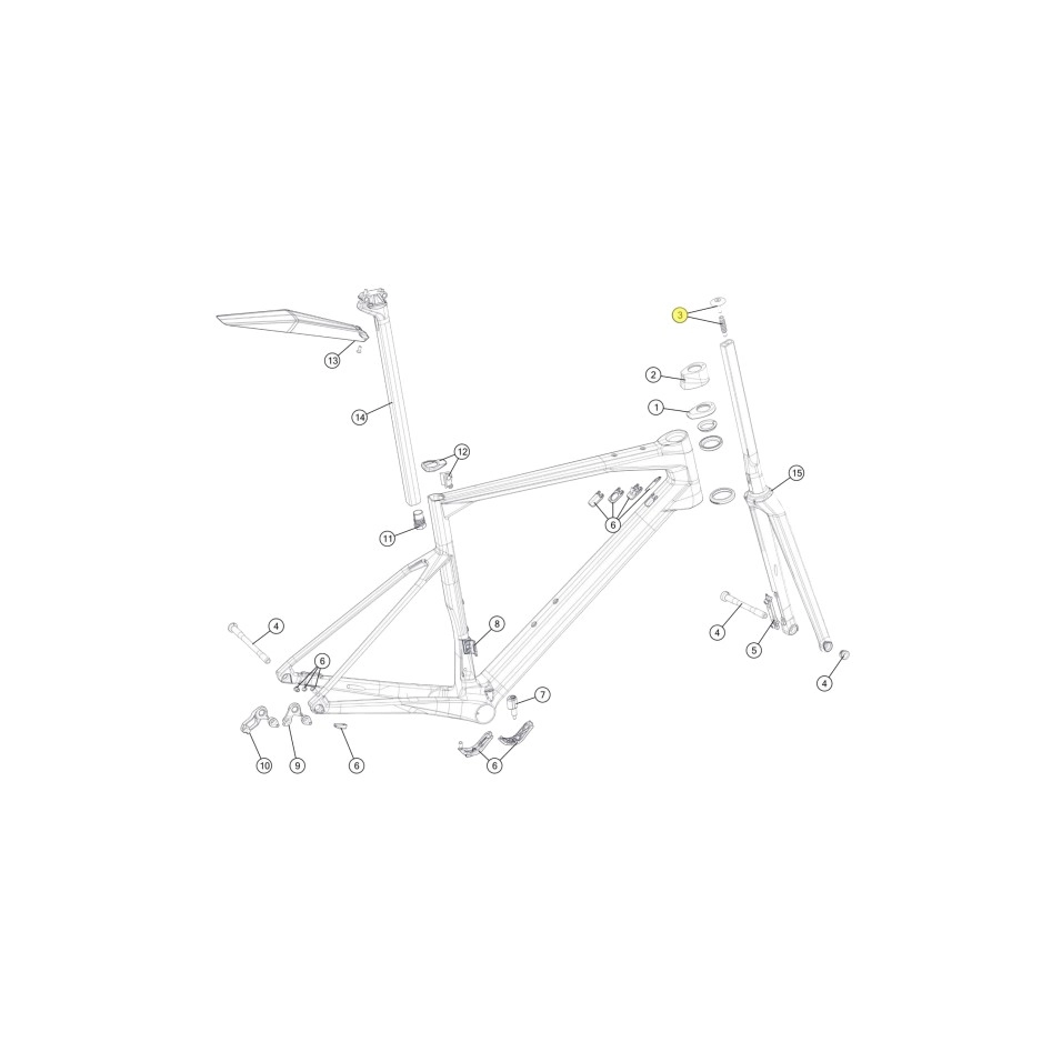 Tapa Superior Forquilla BMC Disc Carboni ICS