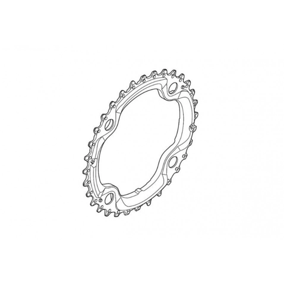 Plato Shimano Deore 36D per FC-M610/FC-T6010/FC-T611/FC-T521