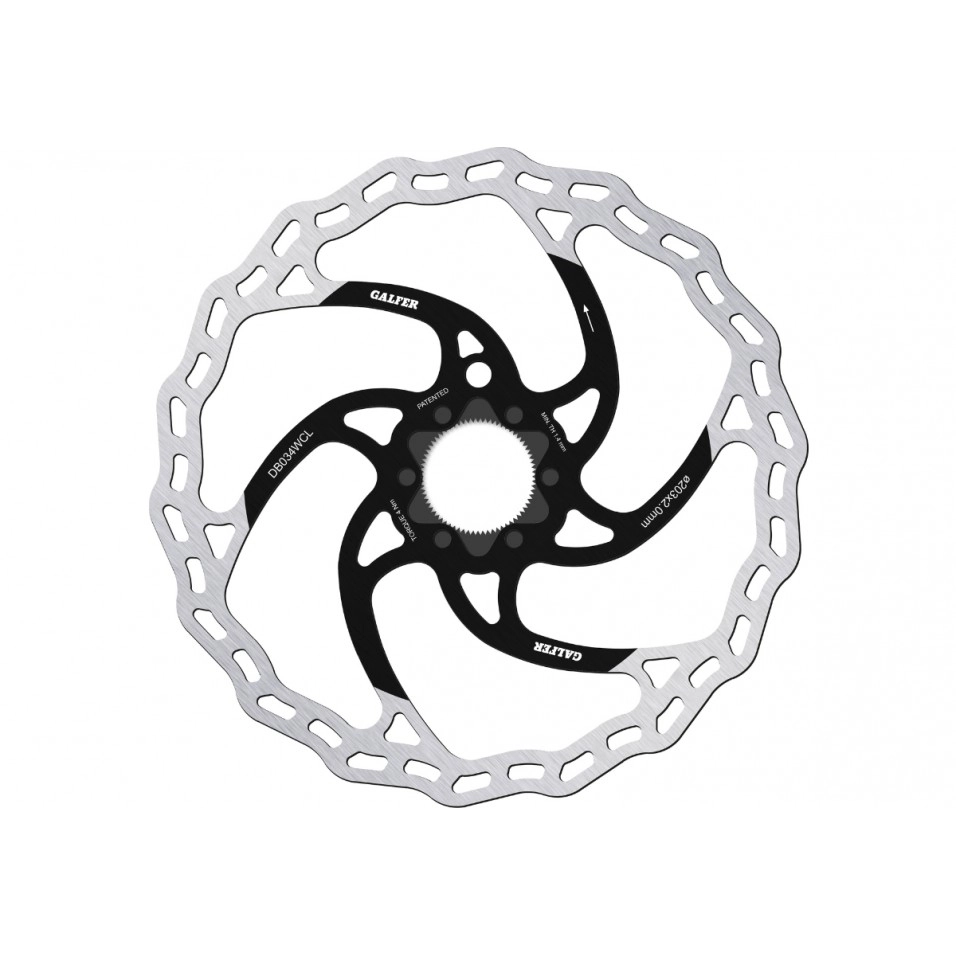 Galfer Wave MTB Center-Lock-Bremsscheibe 203 mm x 2.0mm