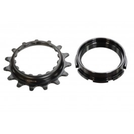 Piñón y contratuerca...