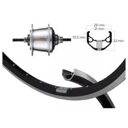 Rueda Trasera Winora Ryde...