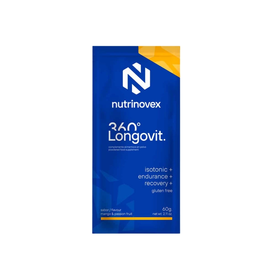 Isotonisches Getränk Nutrinovex Longovit 360 in Einzeldosis