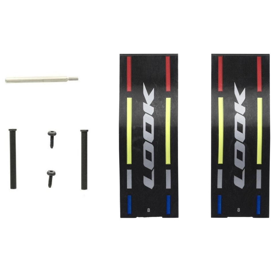 Kit Laminas Carbono Para Pedales Look Keo Blade
