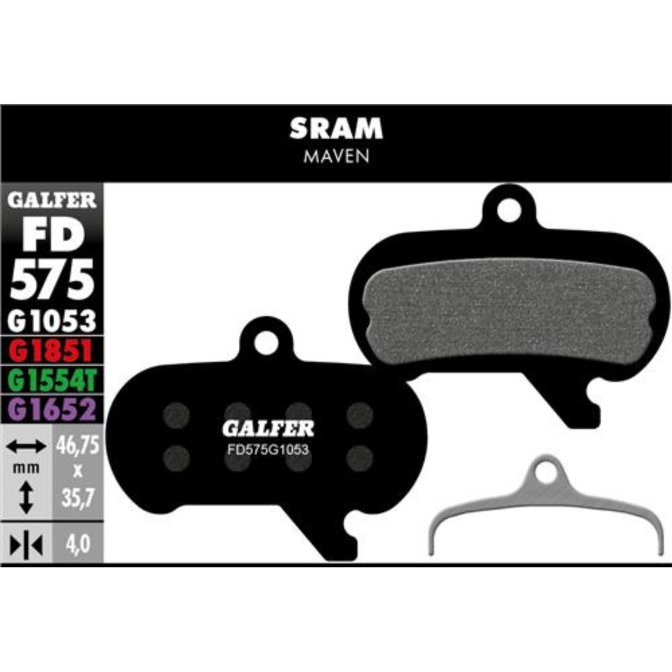 Galfer Standard-Pads für Sram Maven